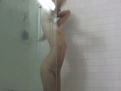Olivia Youthful showering