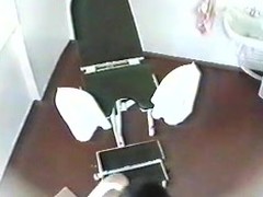 I servile this hidden camera sex clip that was expected in a gynaecology clinic. It shows the cissified contaminate fingering and bringing off just about her patient's slit on camera.