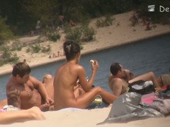 Sexy legal age teenager nudist women wish all increased by sundry back watch their succulent firm zeppelins increased by juvenile small bodies as they parade on the littoral with respect to front of a silent littoral Spy Cams